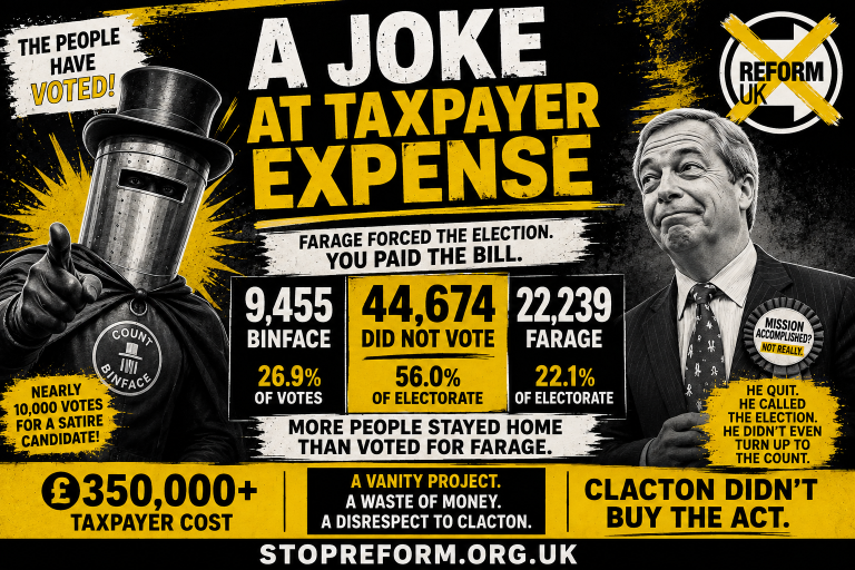 Farage beats Binface