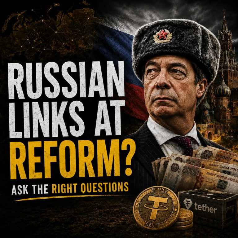 Russian Influence of Reform and Nigel Farage?